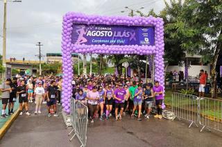 🙌 A 1ª Corrida do Agosto Lilás não foi apenas uma prova, mas um verdadeiro movimento de conscie