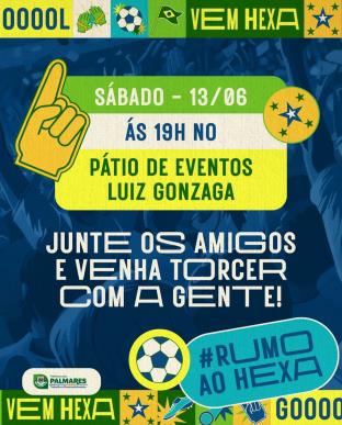 🇧🇷⚽ Amanhã é dia de vestir a camisa, reunir a família, chamar os amigos e torcer pelo Brasil!N