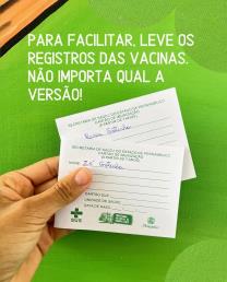 Não importa qual é a sua caderneta na hora da vacinação!O importante é manter em dia!💉Vacinar é (1)