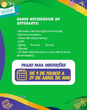 CARTEIRINHA DE ESTUDANTE 2026Prefeitura inicia período de solicitação da Carteirinha Municipal d (2)