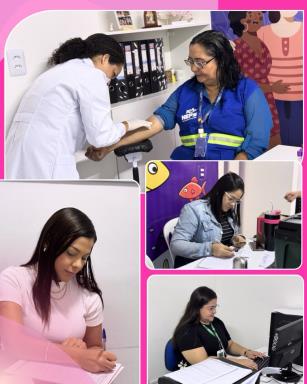 Dia de cuidado, acolhimento e atenção à saúde da mulher Palmarense 💜💖A ação realizada na Secre (2)