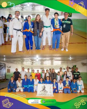 JUDÔ NAS ESCOLAS FORTALECE APRENDIZAGEM E DISCIPLINA EM PALMARES A rede municipal de ensino dos  (3)