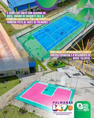 O Complexo Esportivo dos Palmares está entregue a população! ✨Um espaço que reúne esporte, lazer (2)