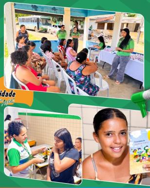 Mais uma ação do Projeto Alô Comunidade,  foi realizada com sucesso na Engº Bela Vista, levando  (2)