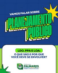 📊 Vamos falar sobre planejamento públicoVocê já ouviu falar em LDO, PPA e LOA Esses nomes podem até parecer complicados, mas são ferramentas fundamentais para decidir como e onde o dinheiro público será investido.