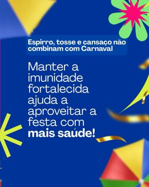 Imunidade em dia para curtir o Carnaval com saúde!🎭Manter hábitos saudáveis durante o período f