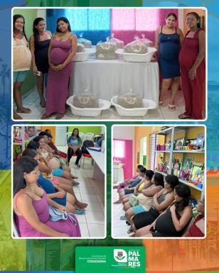 Entrega de kits enxoval para as mamães acompanhadas pelo CRAS Família Acolhida em Santo Onofre,  (1)