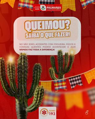 🚑🔥 No São João, a diversão precisa vir acompanhada de cuidado!Queimaduras com fogueira, fogos