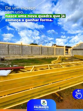 GIRO PELAS OBRAS 🚧Em Santa Luzia, o trabalho segue firme e a nova quadra poliesportiva já começ (1)