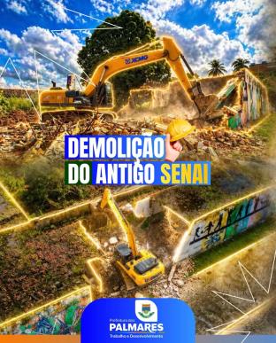 O antigo SENAI já faz parte do passado.E o que vem agora muda tudo.📚No lugar, será construída u