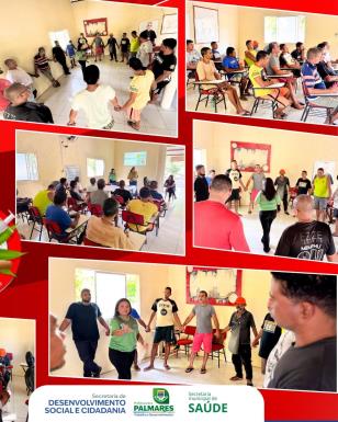 Palestra realizada na comunidade Nova Jericó para homens em tratamento da dependência do álcool, (3)