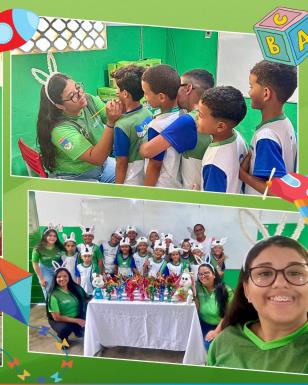 CRAS ITINERANTE 🐰✨Orientação social- Páscoa na escola, refletindo o verdadeiro significado dess (2)