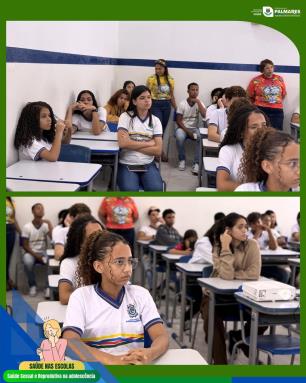 📚💚 SAÚDE NAS ESCOLAS - Saúde Sexual e Reprodutiva na AdolescênciaRealizamos mais uma ação do P (3)