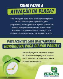 A partir do dia 10 de março (segunda-feira), o sistema de estacionamento rotativo Zona Azul começará a funcionar em Palmares, trazendo mais organização e democratizando o uso do espaço público. Confira as princ (3)
