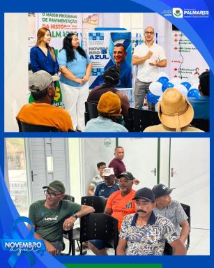 Novembro Azul!💙Durante todo o mês, estão sendo realizados orientações, atendimentos e encaminha (14)