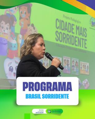 FORMAÇÃO SOBRE O PROGRAMA BRASIL SORRIDENTEProcesso formativo apresentou o material da Editora T