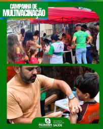 A Campanha de Multivacinação segue acontecendo em diversos pontos da cidade!Nosso objetivo é gar