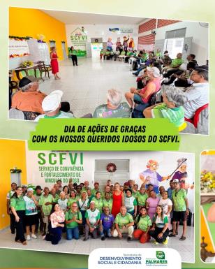 ✨ Momento de Gratidão ✨Vivenciamos um encontro repleto de carinho no Serviço de Convivência e Fo