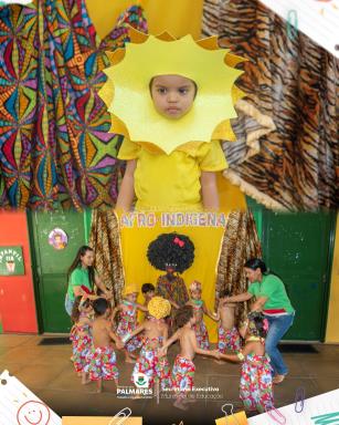 APRESENTAÇÃO AFRO-INDÍGENA ENCERRA SEMANA CULTURAL NA CRECHE NILZA MIRANDAA culminância da Seman (1)