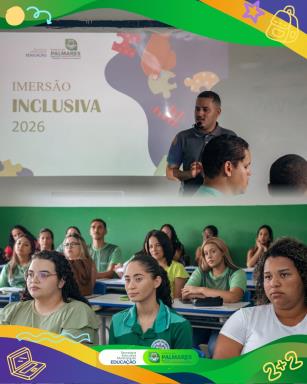 ESTAGIÁRIOS DA REDE MUNICIPAL PARTICIPAM DA PRIMEIRA IMERSÃO EM EDUCAÇÃO INCLUSIVAFormação forta (4)