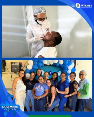 Novembro Azul!💙Durante todo o mês, estão sendo realizados orientações, atendimentos e encaminha (12)