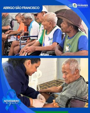 Novembro Azul em Ação!💙Foi realizado Ações voltadas a Saúde no SCFVI - Serviço de Convivência e