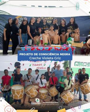 CULMINÂNCIA DO PROJETO DE CONSCIÊNCIA NEGRAA manhã foi marcada por cultura, arte e valorização d