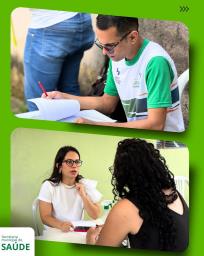 O programa Saúde em Ação esteve hoje na UBS Elias Rodrigues de Andrade (Novo Horizonte), levando (1)