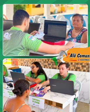 Mais uma ação do Projeto Alô Comunidade,  foi realizada com sucesso na Engº Bela Vista, levando  (5)