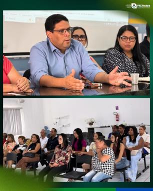 📌 Reunião de Alinhamento – Conselho Municipal de SaúdeRealizamos reunião com os membros do Cons (5)