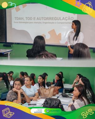 ESTAGIÁRIOS DA REDE MUNICIPAL PARTICIPAM DA PRIMEIRA IMERSÃO EM EDUCAÇÃO INCLUSIVAFormação forta (5)