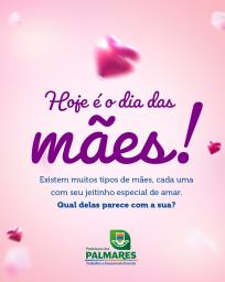 Hoje é o dia de quem ama com todo o coração, cuida com dedicação e transforma vidas com afeto e sabedoria. Cada mãe é única no seu jeito de ser e merece todo o nosso reconhecimento!Marca aqui uma mãe especial e cel
