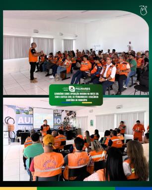 Seminário sobre a Operação Inverno, realizado em parceria com a Defesa Civil de Pernambuco, reun