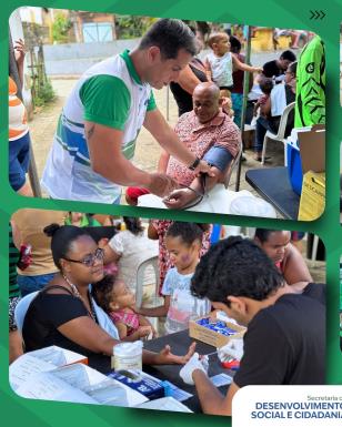 Alô Comunidade! A Assistência e Saúde está em ação! 💚🧡A equipe do CRAS – Família Acolhida (San (2)