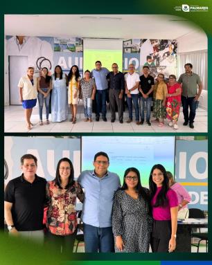 📌 Reunião de Alinhamento – Conselho Municipal de SaúdeRealizamos reunião com os membros do Cons (6)