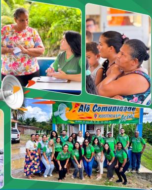 Mais uma ação do Projeto Alô Comunidade,  foi realizada com sucesso na Engº Bela Vista, levando  (7)