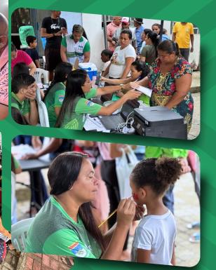 Alô Comunidade! A Assistência e Saúde está em ação! 💚🧡A equipe do CRAS – Família Acolhida (San (1)