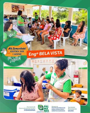 Mais uma ação do Projeto Alô Comunidade,  foi realizada com sucesso na Engº Bela Vista, levando