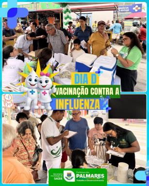 Dia de cuidado, prevenção e compromisso com a saúde! 💉A ação de vacinação contra a influenza fo