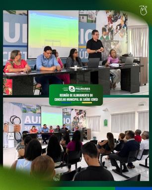 📌 Reunião de Alinhamento – Conselho Municipal de SaúdeRealizamos reunião com os membros do Cons