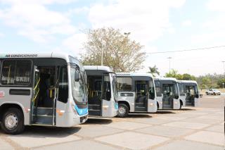 Entrega apresentação novos ônibus coletivos urbanos Transporte Coletivo Urbano PMNO 2022-08-29 (74) (2)