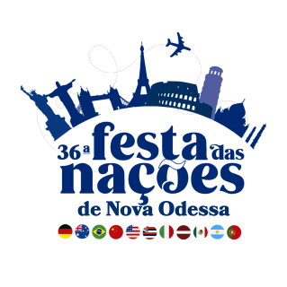 Logo 36ª Festa das Nações de Nova Odessa 2024