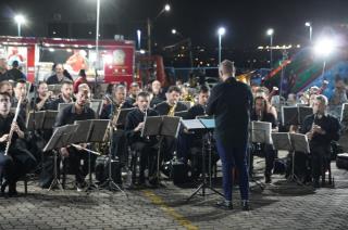 Banda Sinfônica PMNO no Aniversário Feira Noturna Jd Santa Rita 2025-05-09 (67)