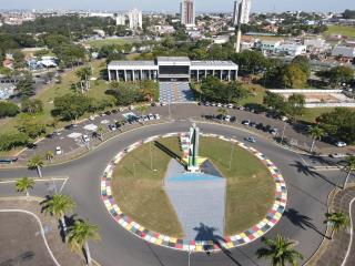 Praça dos 3 Pederes preparada para Aniversário NO 2023-05-19 (4) aérea