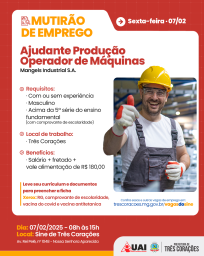 MUTIRAO DE EMPREGO - MANGELS