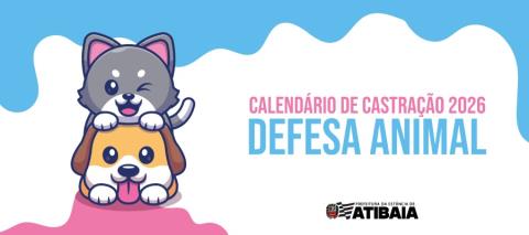 Mutirões de Castração Animal de 2026 têm datas definidas em Atibaia