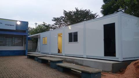 Secretaria de Educação amplia espaços em unidades escolares com salas modulares