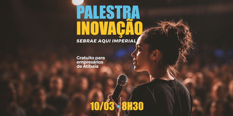 Palestra gratuita orienta empresários de Atibaia sobre inovação e melhoria da gestão