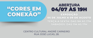 Centro Cultural André Carneiro recebe a exposição "Cores em Conexão" a partir de julho