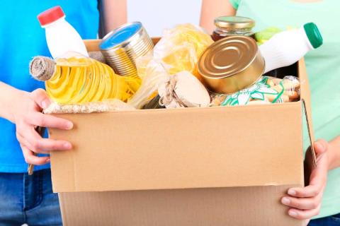 ENTREGA DAS CESTAS BÁSICAS REFERENTE AO MÊS DE JANEIRO